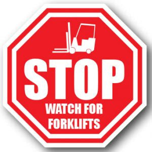 Durastripe Octagone -  STOP WATCH FOR FORKLIFTS