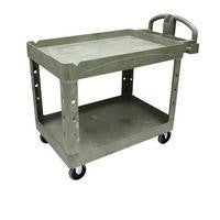 RUBBERMAID UTILITY SERVICE CART-45"L" X 25"W X 38"H-Beige