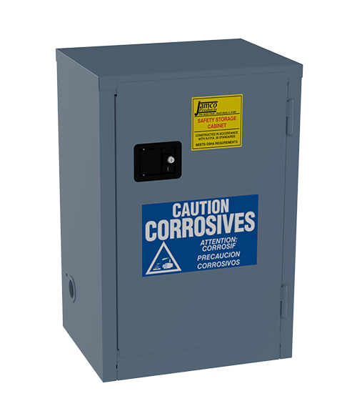 Jamco Model CL12 - Corrosives Safety Flammable Cabinet - Manual Close