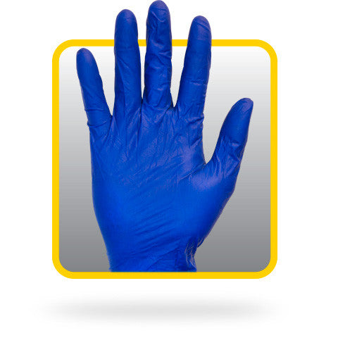 Powder Free BLue Latex Gloves (1000/CS)