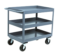 Jamco Model NR - Rugged 3" deep lipped carts for transporting small parts, and more