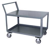 Jamco Model SL - 2 Shelf Offset Handle Low Profile Carts