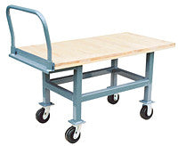 Jamco AX248 Hardwood ergo platform truck 24 x 48 adjustable heights