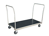 Jamco Model YP - Stainless Platform Trucks with Twin Handles 1,200 lb capacity
