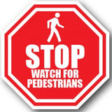 Durastripe Octagone -  STOP WATCH FOR PEDESTRIANS