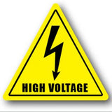 Durastripe Triangle Sign -  HIGH VOLTAGE