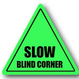 Durastripe Triangle Sign -  SLOW BLIND CORNER