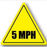 Durastripe Triangle Sign -  5 MPH