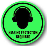 Durastripe Circular Sign -  HEARING PROTECTION REQUIRED