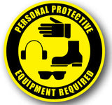 Durastripe Circular Sign -  PERSONAL PROTECTIVE EQUIPMENT