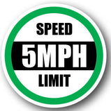 Durastripe Circular Sign -  5MPH SPEED LIMIT