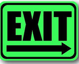 Durastripe Rectangular Sign -  EXIT