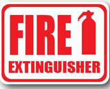 Durastripe Rectangular Sign -  FIRE EXTINGUISHER