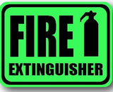 Durastripe Rectangular Sign -  FIRE EXTINGUISHER