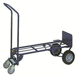 Wesco 210139 2-in-1 Deluxe Industrial Steel Hand Truck