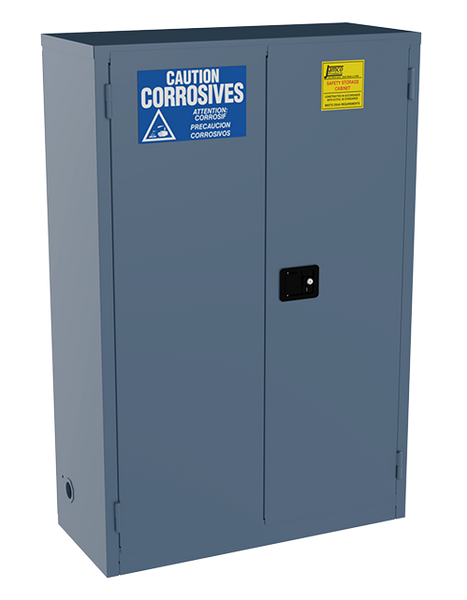 Model CL60 - Corrosives Safety Flammable Cabinet - Manual Close