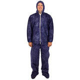 Safety Zone Polypropylene Coveralls with Hood and Feet (25/Case)