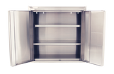 Jamco Model KS130  Stainless Steel Wall Mount Cabinet with 2 Shelves